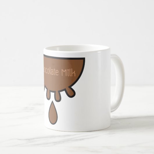 Mok chocolade-melk (Voorkant rechts)