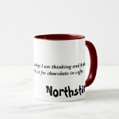 mok "Chocolate in Coffee" - Gepersonaliseerd (Voorkant rechts)