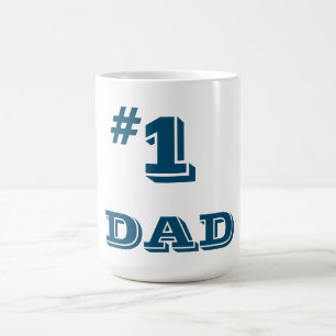 Mok/Citaat-"#1 DAD" Koffiemok