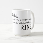 Mok/Citaat-"Beste vader" Koffiemok (Voorkant rechts)