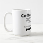 Mok/Citaat "breng het op" Koffiemok (Links)