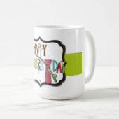Mok/Citaat "Happy Vaderdag" Koffiemok (Voorkant rechts)
