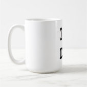 Mok/Citaat-"I "hart" DAD" Koffiemok (Links)