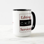 Mok CKF Editing Services (groot) (Voorkant rechts)