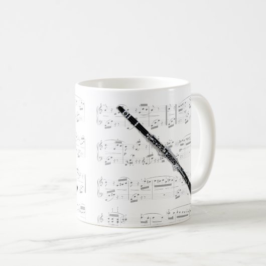 Mok - Clarinet met tapemuziek (Voorkant rechts)