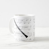 Mok - Clarinet met tapemuziek (Voorkant links)