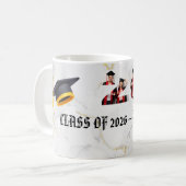 Mok 'Class of 2026 - Trotse Moeder', gepersonalise (Voorkant links)