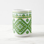 Mok Classic Green Ukraine Cross Stitch (Center)