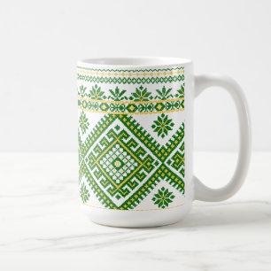 Mok Classic Green Ukraine Cross Stitch
