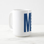 Mok classique blanche MICHIGAN VOETBAL (Voorkant links)