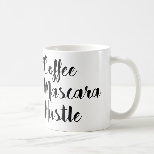 mok "Coffee Mascara Hustle" (Rechts)