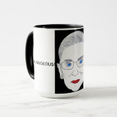 Mok, combo, RBG zijn moedig, berucht Mok (Voorkant links)