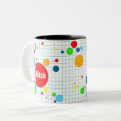 Mok - computerspel agario-stijl - jongen (Voorkant links)