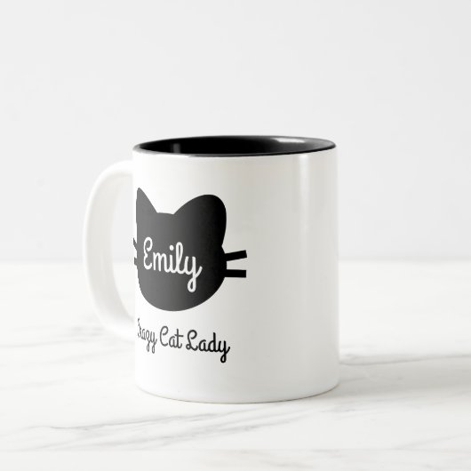 mok "Crazy Cat Lady" (Voorkant links)