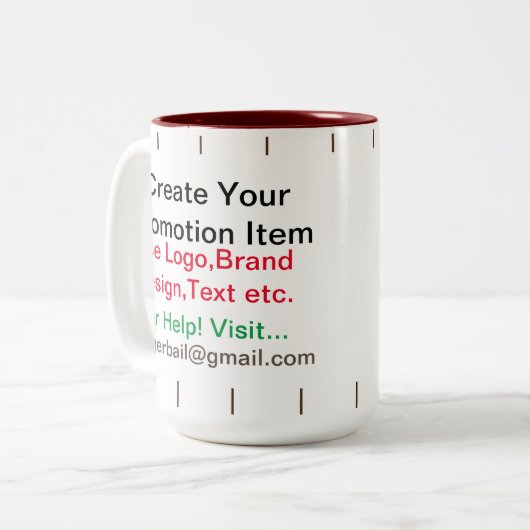 Mok creëer-objecten voor speciale acties (Voorkant links)