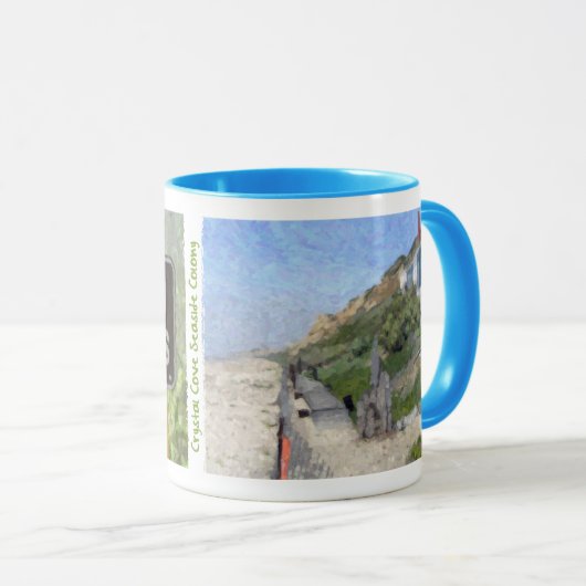 mok "Crystal Cove Beach" (Voorkant rechts)