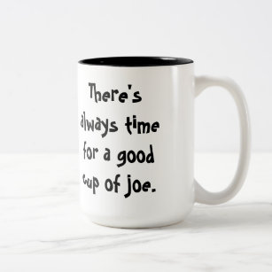 mok " cup of joe " koffie