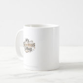 Mok Cute Typografie Koffieliefhebber Design  (Voorkant links)