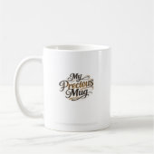 Mok Cute Typografie Koffieliefhebber Design  (Links)