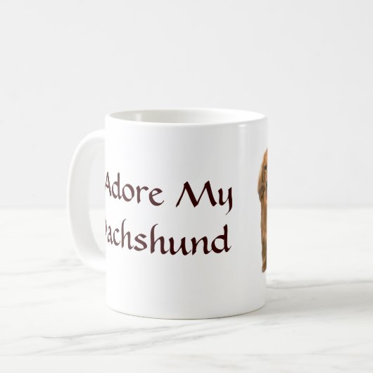 Mok Dachshund Adore (Voorkant links)