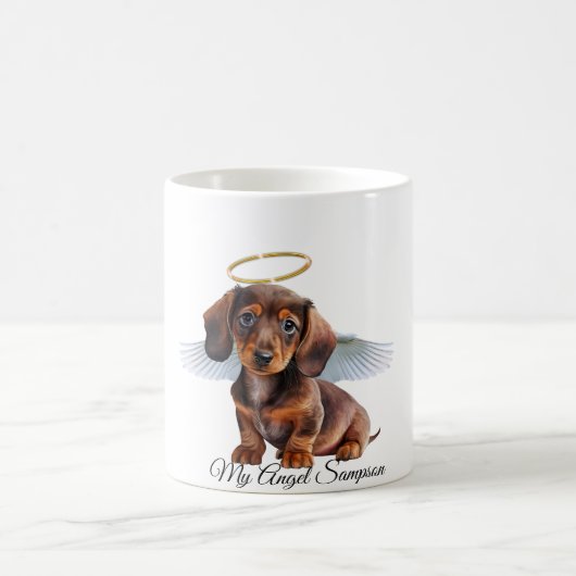 Mok Dachshund Angel Puppy Coffee (Center)