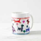 Mok Dachshund Coffee | Mok Dachshund Allsorts (Voorkant rechts)