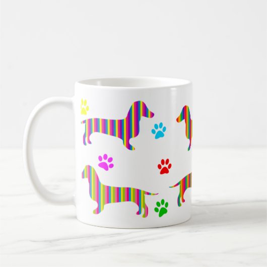 Mok Dachshund Coffee | Rainbow Dachshunds Paws (Links)