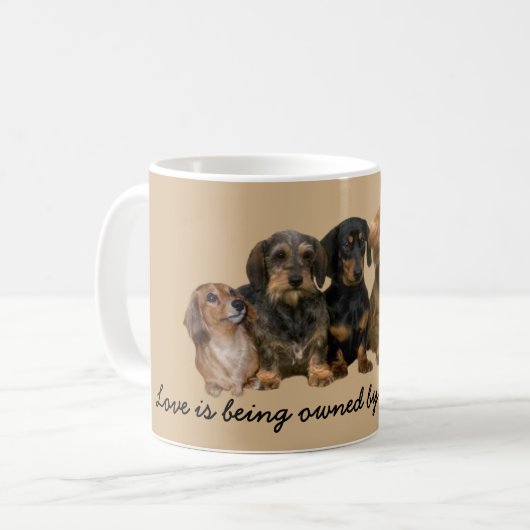 Mok Dachshund Gang (Voorkant links)
