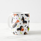 Mok Dachshund Halloween Coffee (Voorkant links)