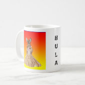 Mok Dachshund Hula Coffee (Voorkant links)
