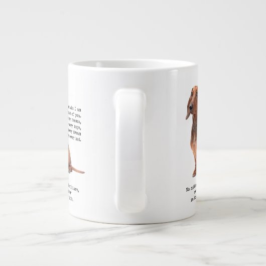 Mok Dachshund Jumbo (Achterkant)