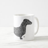 Mok Dachshund Pattern (Voorkant rechts)