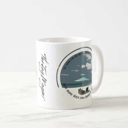 mok "Dag uit" koffie (Voorkant rechts)