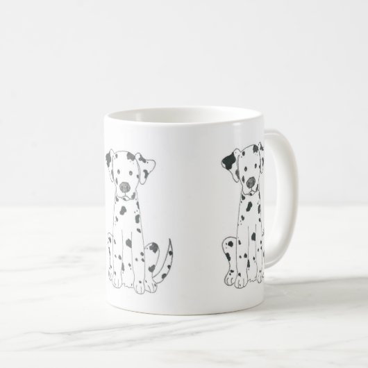 Mok Dalmatian Dog Coffee (Voorkant rechts)