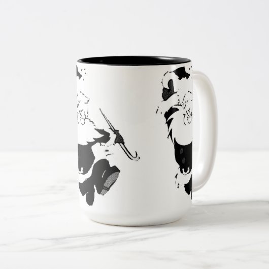 mok "DANCING SANTA" CHRISTMAS (Voorkant rechts)