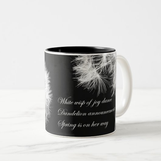 Mok Dandelion Haiku (Voorkant rechts)