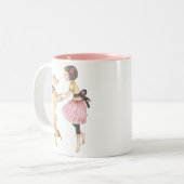 mok "Dansen met Mijn hond" (Voorkant links)