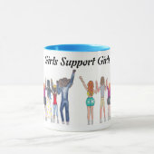 Mok dat shows meisjes elkaar steunen. (Midden)