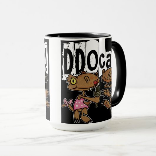 Mok DDOCast Mascot (Voorkant rechts)