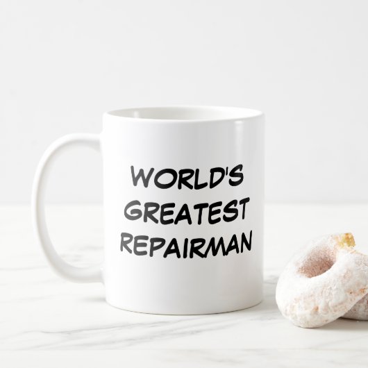 mok "De grootste reparateur ter wereld" (Met donut)