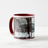 mok "De kerstboom" (Voorkant links)