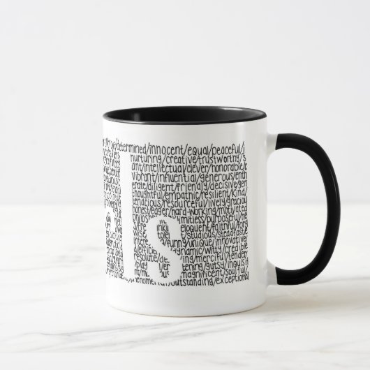 mok "De kracht van meisjes" koffie (Rechts)