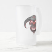 Mok - De oranje'Thul-schedel (Voorkant rechts)