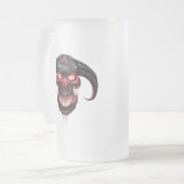 Mok - De oranje'Thul-schedel (Voorkant links)