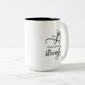 Mok De vreugde van de Heer is mijn kracht (Voorkant rechts)