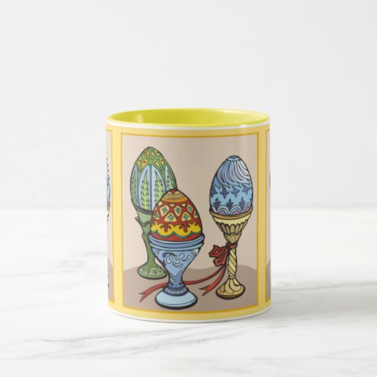 Mok decoratieve eieren (Midden)