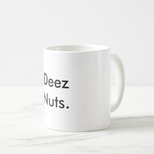 mok "Deez Nuts" Gag (Voorkant rechts)