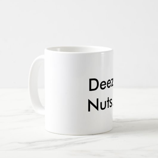 mok "Deez Nuts" Gag (Voorkant links)