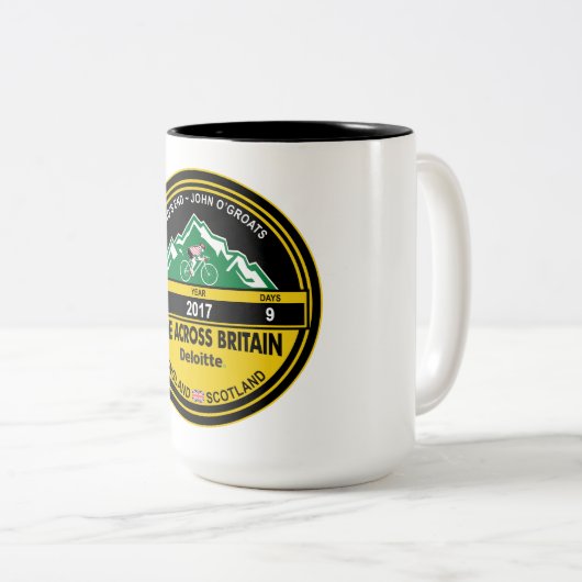 Mok Deloitte RIDE ACROSS BRITAIN 2017 (Voorkant rechts)