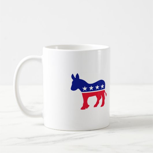 Mok Democraat Red, White en Blue DONKEY (Links)